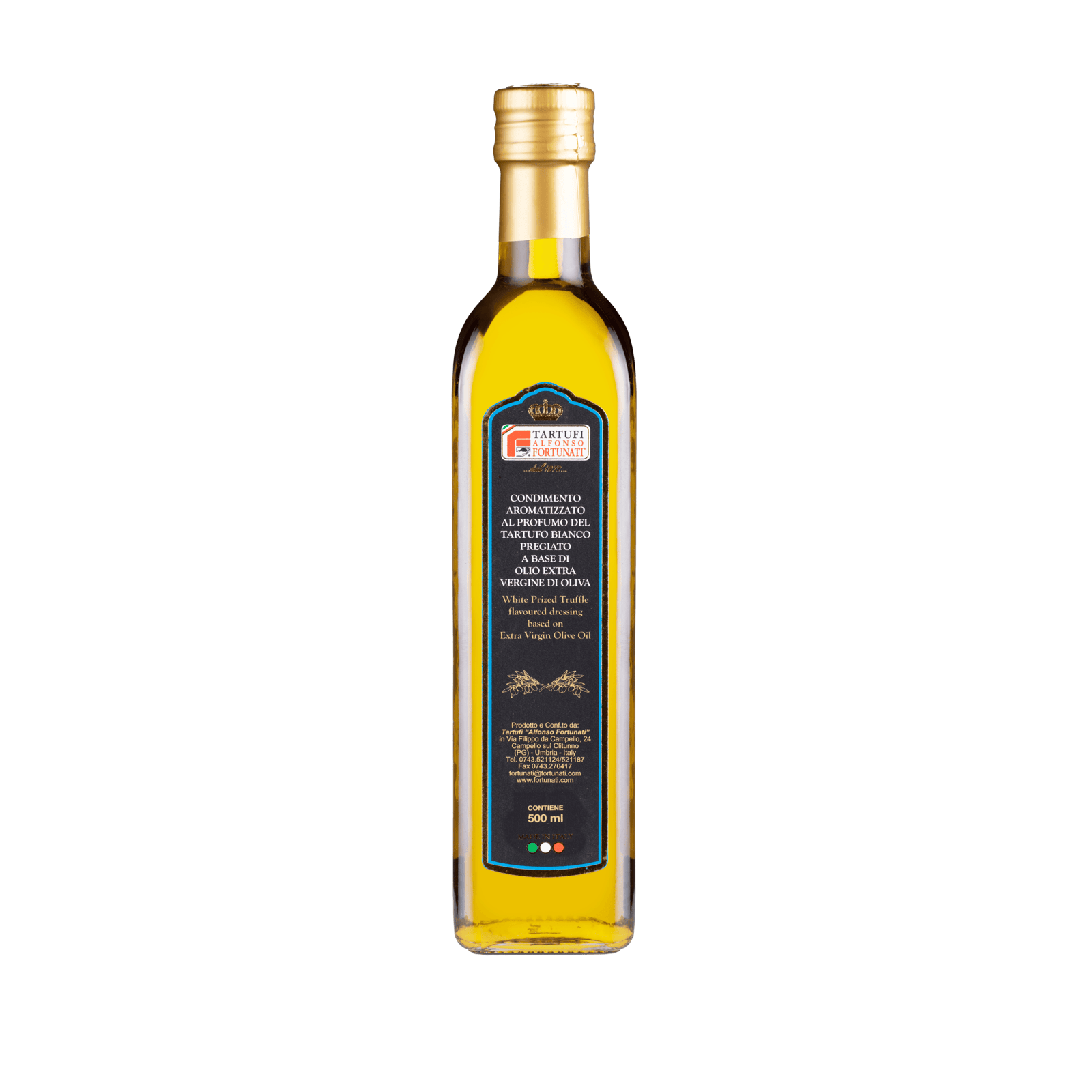 Extra vergine olijfolie met witte truffelsmaak