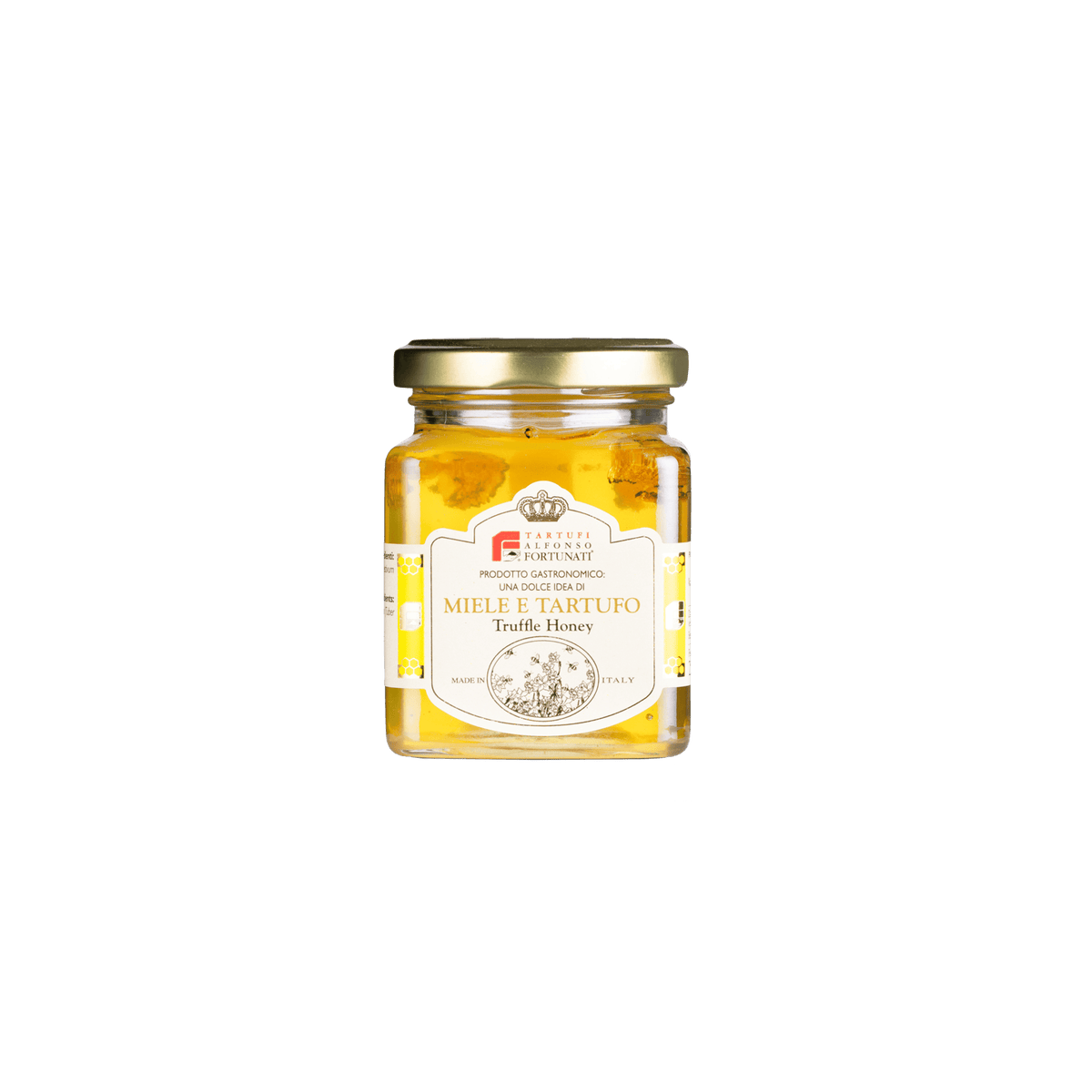 Pizza met truffelhoning, spek en blauwe kaas